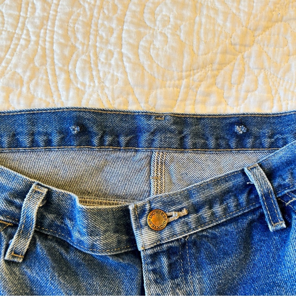 Mens Dickies Faded Carpenter Jeans 36x30 nice and worn! - Picture 7 of 7
